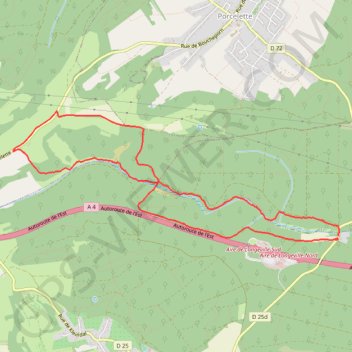 Trace GPS Les Mardisiens, itinéraire, parcours