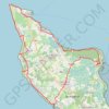 Trace GPS Demi-tour de l'Île d'Oléron, itinéraire, parcours