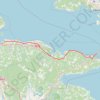 Trace GPS Shédiac - Borden-Carleton, itinéraire, parcours