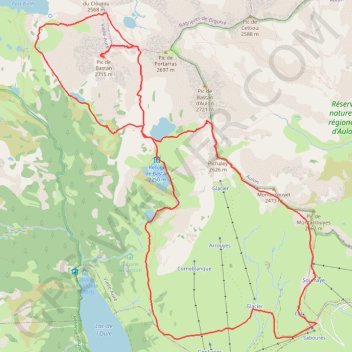 Trace GPS Pic-de-Bastan-par-les-lacs: 28-09-2017, itinéraire, parcours