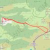 Trace GPS Pic de Bacanère depuis Gouaux-de-Luchon, itinéraire, parcours