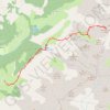 Trace GPS Mont Charvet en partant des Confins, itinéraire, parcours