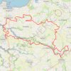 Trace GPS Lannilis à Plouguerneau par Lesneven, itinéraire, parcours