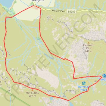 Trace GPS Haystack District Lake, itinéraire, parcours