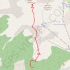 Trace GPS Montgenèvre - Le Pas de la Fanfare (liaison Val des Prés), itinéraire, parcours