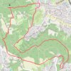 Trace GPS Mont Cindre - Saint-Romain, itinéraire, parcours