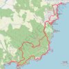Trace GPS De Calélla au Cap Roig, itinéraire, parcours