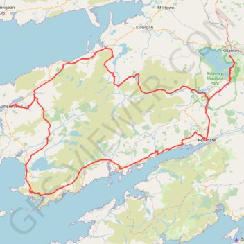Trace GPS the-kerry-way-entire-trail-walking-route-map-and-guide-kerry-ireland, itinéraire, parcours