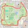 Trace GPS Course sur piste, itinéraire, parcours