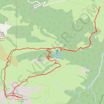 Trace GPS Mailh Massibé et Montagnon, itinéraire, parcours