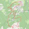 Trace GPS Trail Rouge Montchavin, itinéraire, parcours