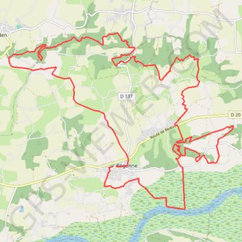 Trace GPS Beganne - ronde de la Vilaine, itinéraire, parcours