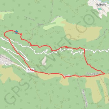 Trace GPS Cairn 2000, itinéraire, parcours