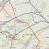 Trace GPS Colombes - Neuilly-sur-Seine, itinéraire, parcours