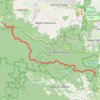 Trace GPS Mount Nebo, itinéraire, parcours