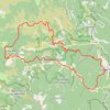 Trace GPS Tour de la Haute Vallée du Luech (Gard-Lozère), itinéraire, parcours