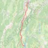 Trace GPS De Grenoble au lac de Monteynard à Treffort, itinéraire, parcours