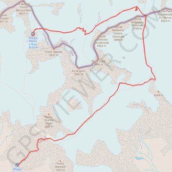 Trace GPS Terrasses de Bellavista, itinéraire, parcours
