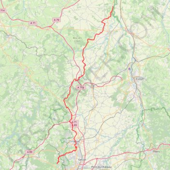 Trace GPS FDk Chatel Ternant, itinéraire, parcours