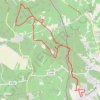 Trace GPS Autour de Rochegude, itinéraire, parcours