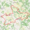 Trace GPS la sud est charente 2014, itinéraire, parcours