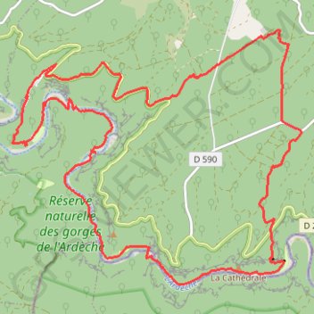 Trace GPS Cirque de Gaud du, itinéraire, parcours