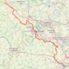 Trace GPS Via Francigena de Thérouanne à Arras, itinéraire, parcours