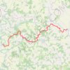 Trace GPS TCH3 40Km Alloue Verteuil-sur-Charente, itinéraire, parcours