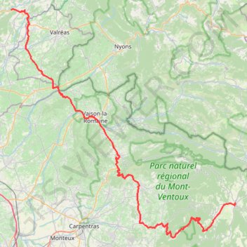 Trace GPS ITINÉRAIRE-97km-IBP104-bicycle, itinéraire, parcours