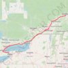 Trace GPS Québec - Montréal - Saint-Laurent River - Lake Ontario - Niagara Falls, itinéraire, parcours
