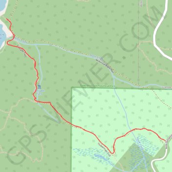 Trace GPS McKenzie Bight - Cascade Falls, itinéraire, parcours