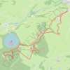 Trace GPS Besse Puy Montchal Lac Pavin, itinéraire, parcours