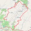 Trace GPS Cortijo hasta Sedella y vuelta., itinéraire, parcours