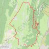 Trace GPS Les quatres montagnes, itinéraire, parcours