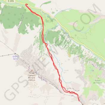 Trace GPS Le Queyron, itinéraire, parcours