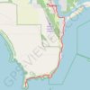 Trace GPS part 1: Augusta to Cape 7.1 m, itinéraire, parcours