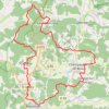 Trace GPS Brantome 35 kms, itinéraire, parcours