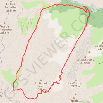 Trace GPS PIED_SEYNE-5-tour-du-grand-berard 17 km 1076 m d+, itinéraire, parcours