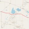 Trace GPS Lanigan - Foam Lake, itinéraire, parcours
