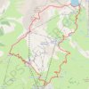 Trace GPS Station 6 lacs via col du drouvet, itinéraire, parcours