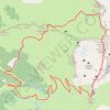 Trace GPS Le Mont Ceint ou Pic de Girantes, itinéraire, parcours