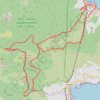 Trace GPS Estérel-Les Trois Grues, itinéraire, parcours