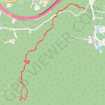 Trace GPS Mont Chagnon, itinéraire, parcours