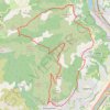 Trace GPS Saint-Jeannet, itinéraire, parcours