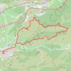 Trace GPS Entre Pierrefeu & Collobrière, itinéraire, parcours