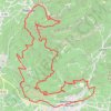 Trace GPS Dentelles de Montmirail, itinéraire, parcours
