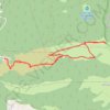 Trace GPS Luchon Baren cabanne de la Plagnette Mail de la Pique, itinéraire, parcours