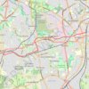 Trace GPS Sutton - East Croydon, itinéraire, parcours