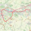 Trace GPS Circuit de MONS vers le CANAL DU CENTRE HISTORIQUE / Hainaut, itinéraire, parcours