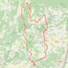 Trace GPS Pied de Lure - Alpes de Haute-Provence, itinéraire, parcours